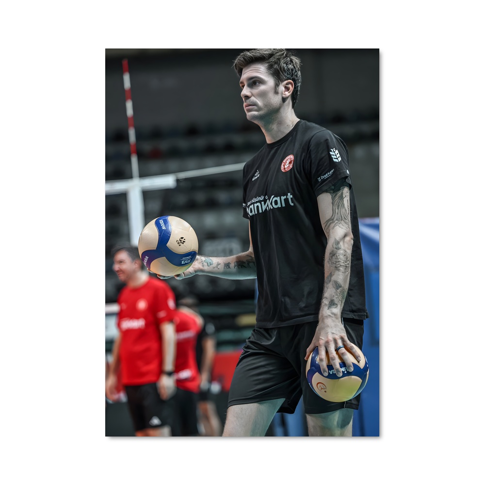 Poster La Force du Jeu – affiche Volleyball